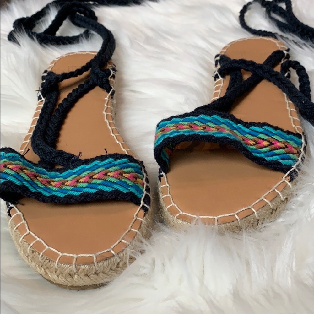 Hollister knitted sandals, size 8